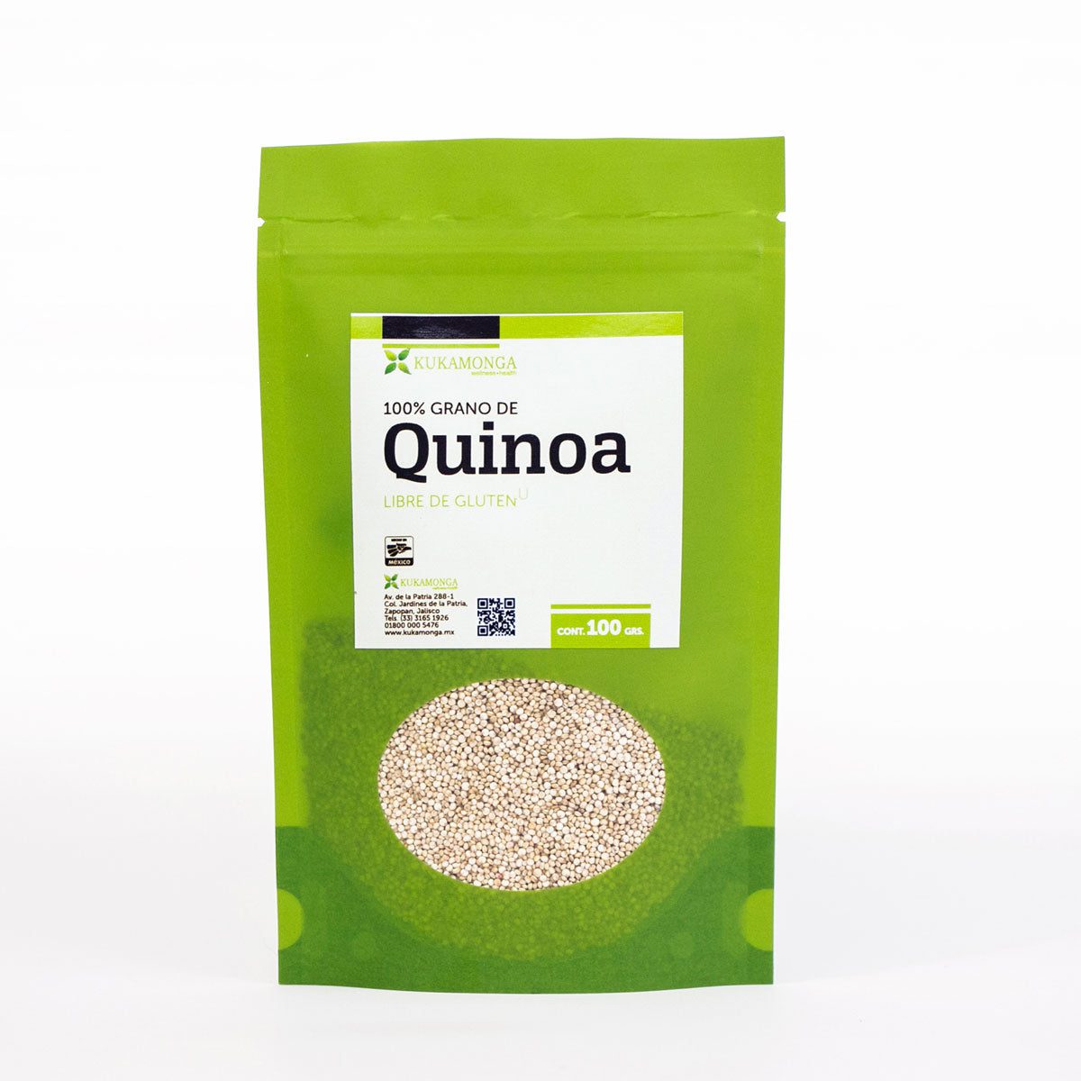 Quinoa blanca en grano 100 gr Kukamonga