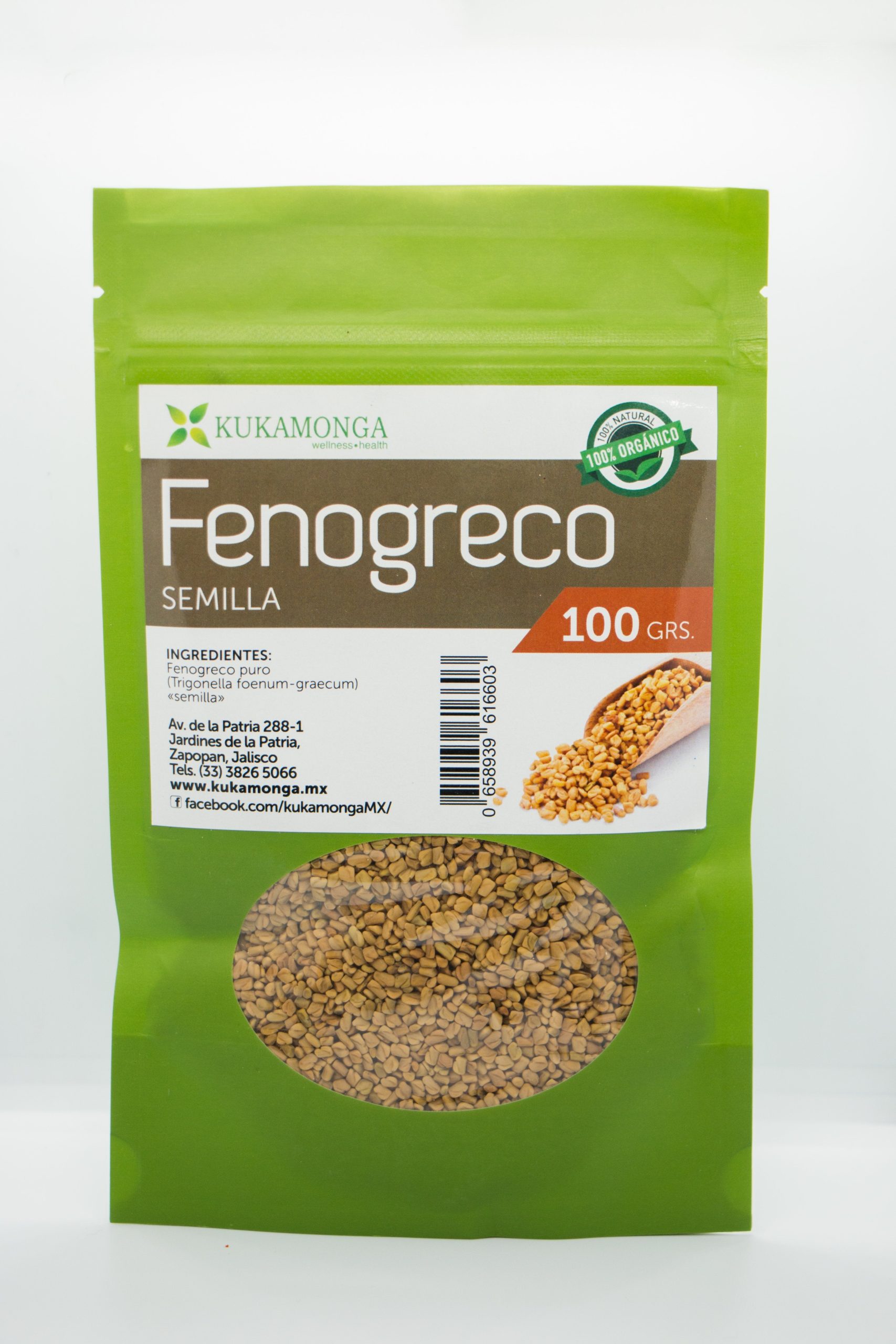 Fenogreco Semilla 100 gr Kukamonga