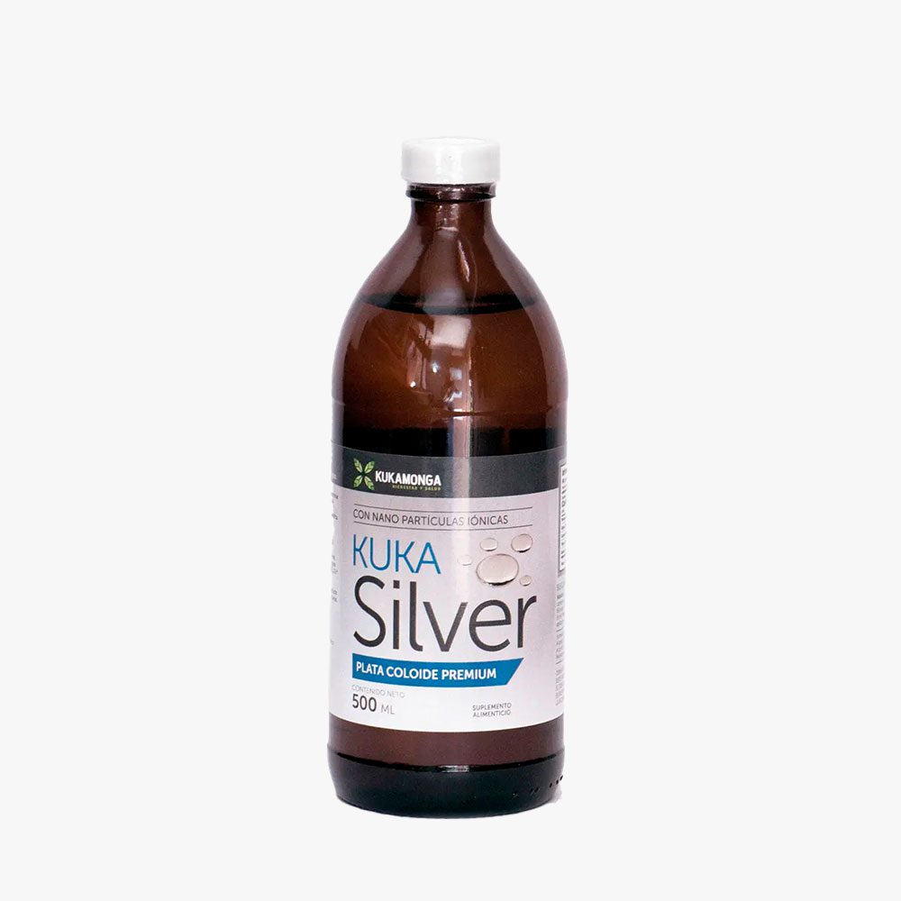 Kuka Silver Plata Coloidal 500 ml Kukamonga