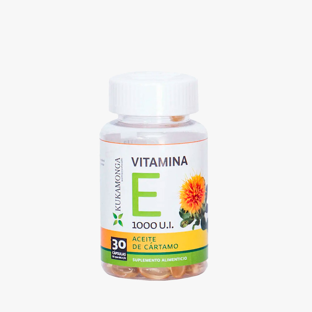 Vitamina E 1000 U.I. 30 Cápsulas Kukamonga