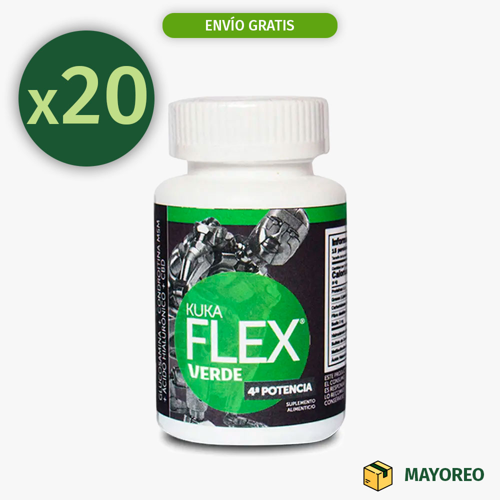 Paquete de 20 KukaFlex Verde (30 Tabletas) – Kukamonga