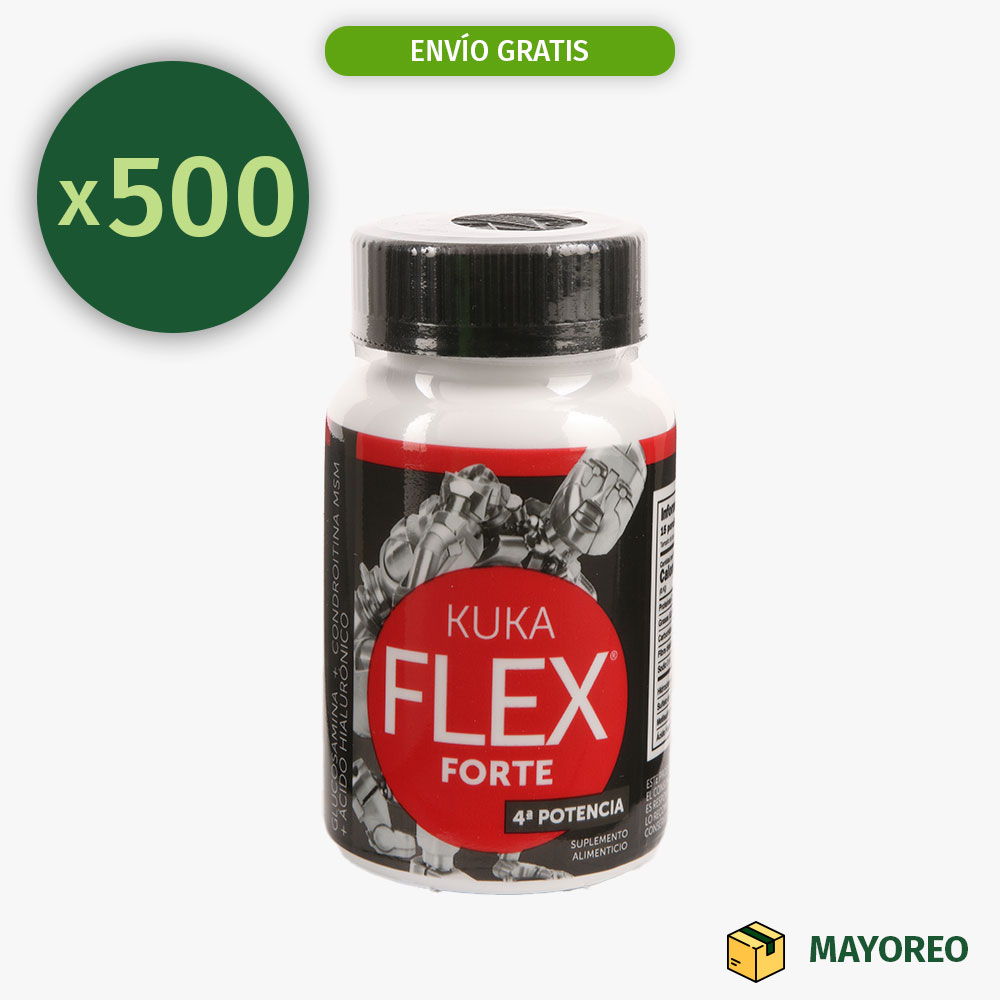 Paquete de 500 KukaFlex Forte 30 cápsulas Kukamonga