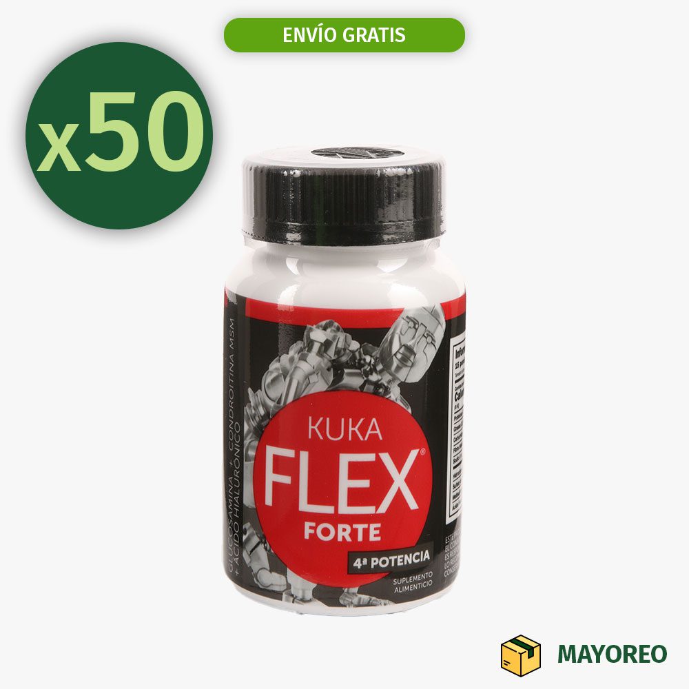 Paquete de 50 KukaFlex Forte 30 cápsulas Kukamonga