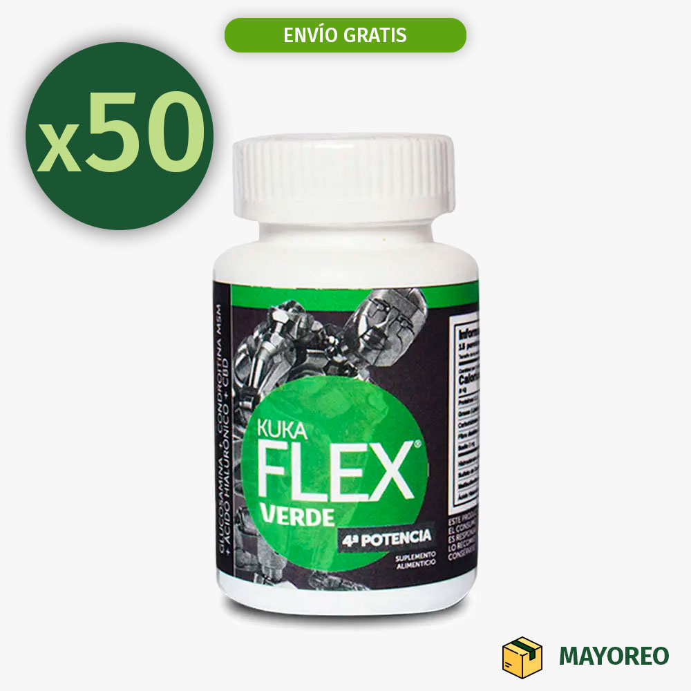 Paquete de 50 KukaFlex Verde (30 Tabletas) – Kukamonga