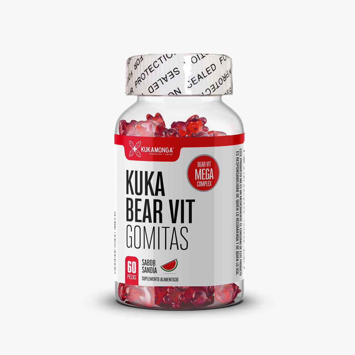 Kuka Bear Vit – complejo de vitaminas en gomitas sabor sandía